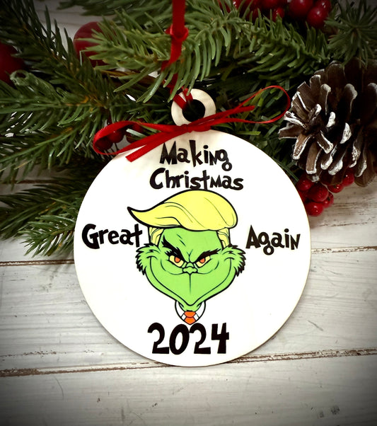 Making Christmas Great Again Ornament