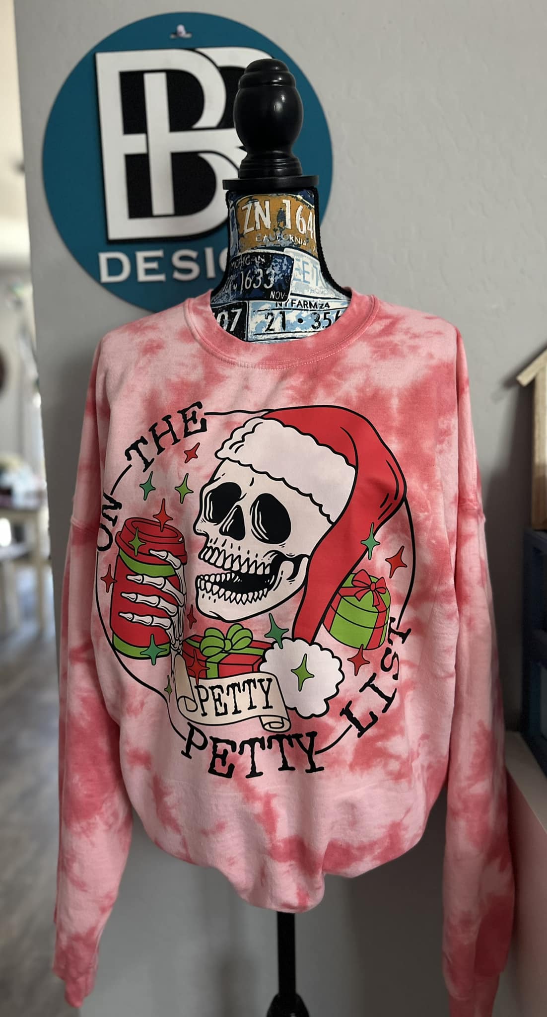 Dyed On the petty list sweatshirt