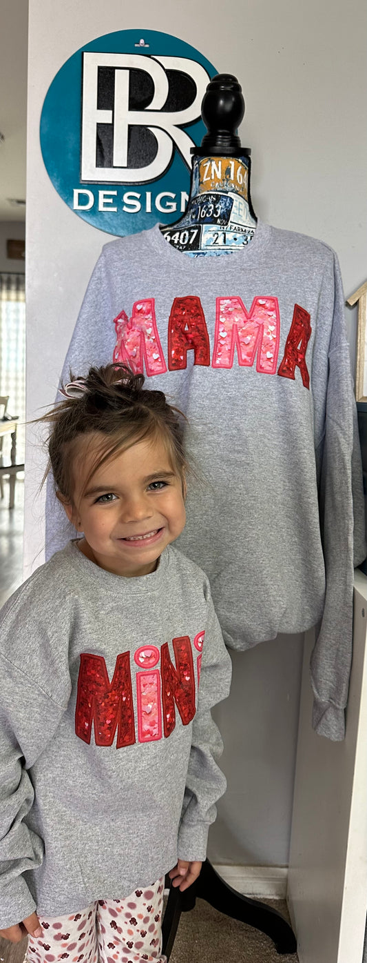 MINI valentine sweatshirt