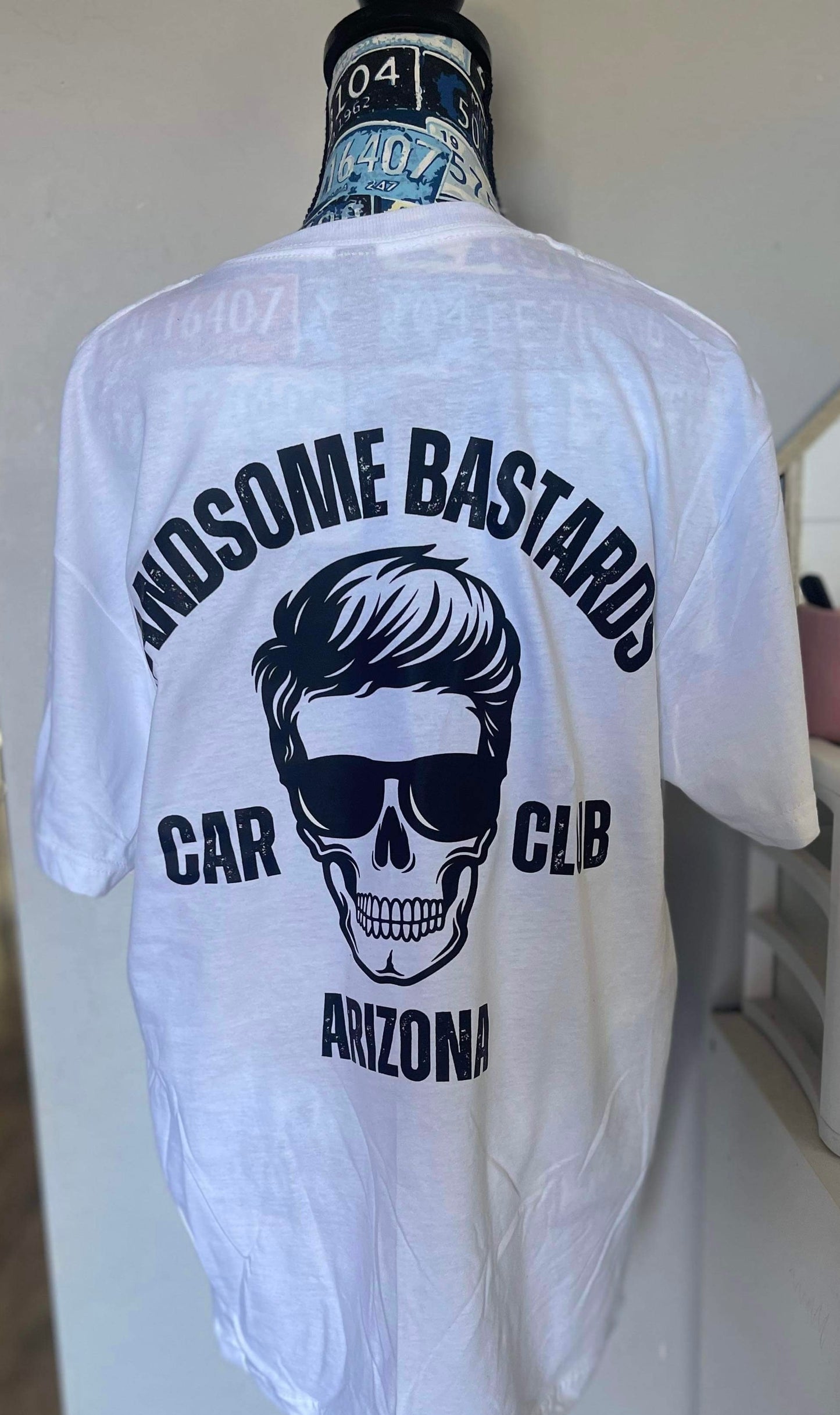 Handsome bastards white tee