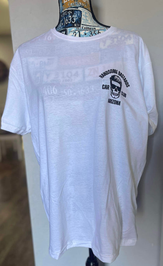 Handsome bastards white tee