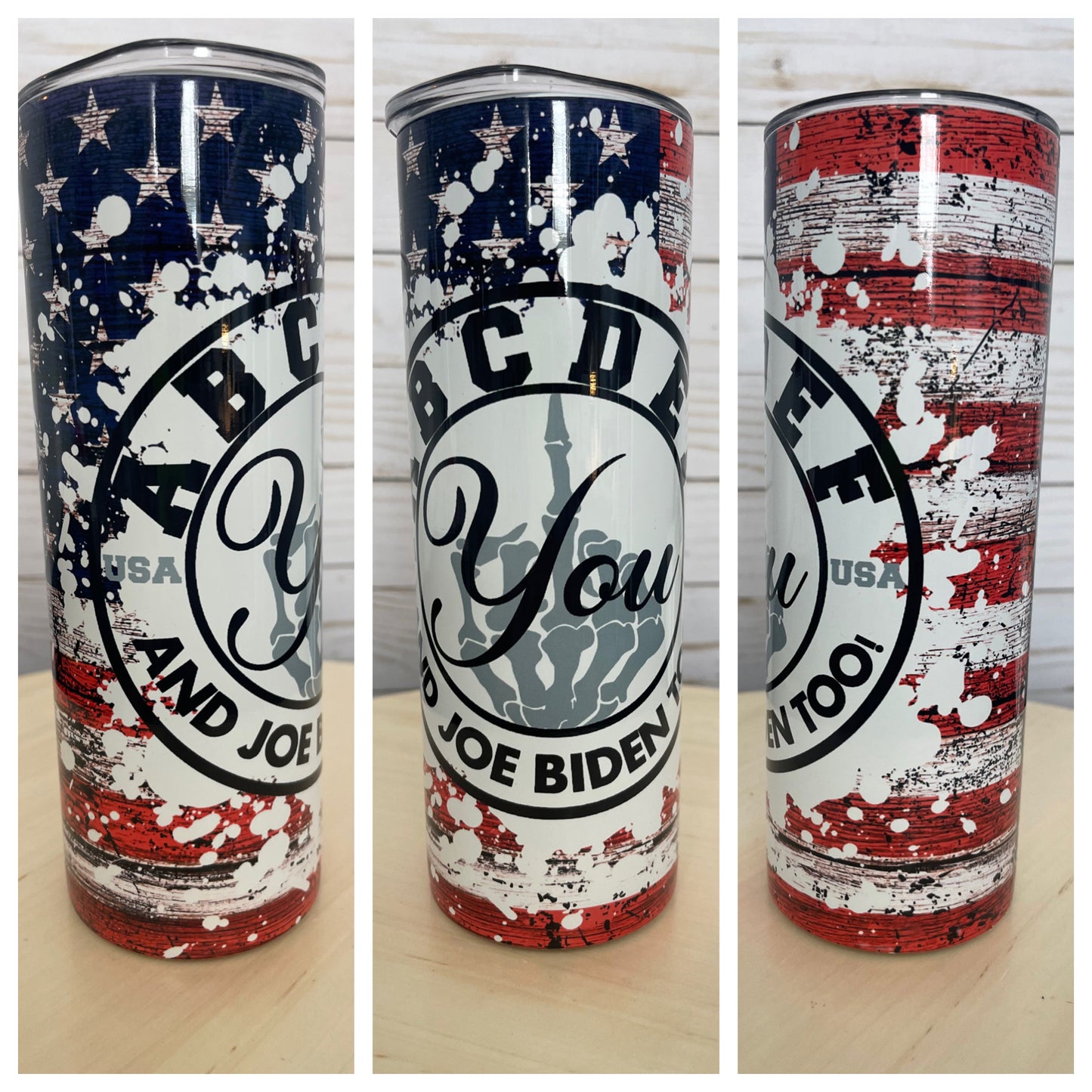 ABCDEF BIDEN TUMBLER