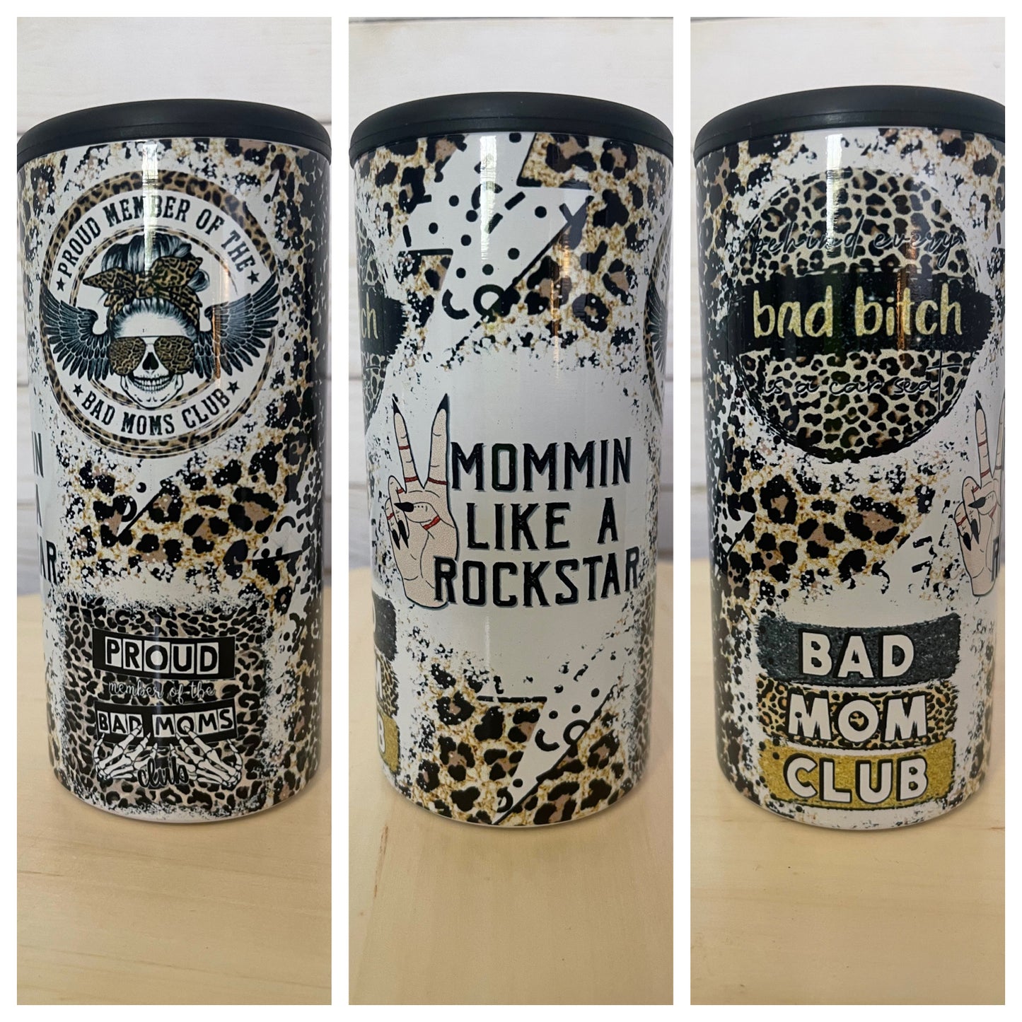 Bad Mom’s slim can koozie